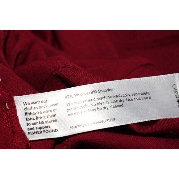 Eileen Fisher - Bateau Neck, Step Hem Tunic in Cozy Viscose Jersey,, 1X - Picture 7 of 7